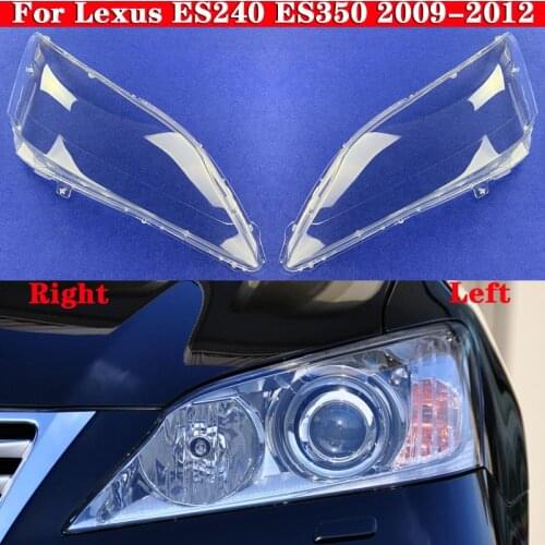 Car Front Headlight Cover For Lexus ES240 ES350 2009-2012 Headlamp Lampshade Lampcover Head Lamp light glass Covers Lens Shell