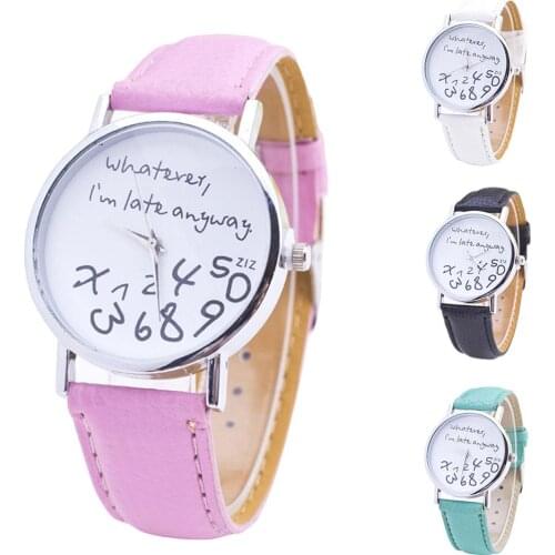 Retro Simple Women Watches Laides Casual Quartz Wrist Watch Multicolor Leather Band New Strap Watch Female Clock reloj mujer Wri