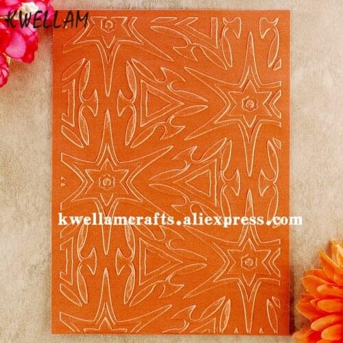 Flower Plastic Embossing Folder For Scrapbook DIY Album Card Tool Plastic Template 10.6x14.5cm KW8031535