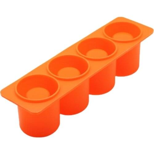Succulent Plants Pot Concrete Mold 4 Holes Handmade Crafts Pen Holder Clay Silicone Mould Cement Planter Molding Tool