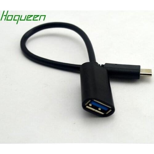 Hoqueen 10pcs* Type -C USB OTG Cable Adapte for Xiao mi5 Nexus 5X 6P for Macbook Google USB C Cable