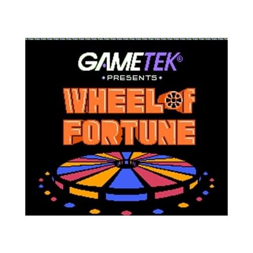 Wheel of Fortune Starring Vanna White Region Free 60 Pin 8Bit Game Card For Subor Game Players