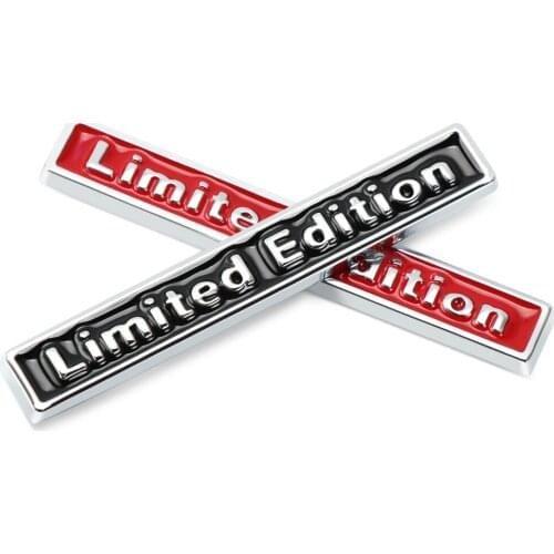 3D Metal Limited Edition Logo Auto Car Sticker Badge Decal Motorcycle Stickers Chrome Emblem for Suzuki Honda Kawasaki YAMAHA