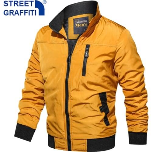 Men New Fashion Windproof Cotton Jacket Coat Men 2021 Spring Autumn Bomber Jackets Mens Casual Outdoor Hiking Army Jacket Men