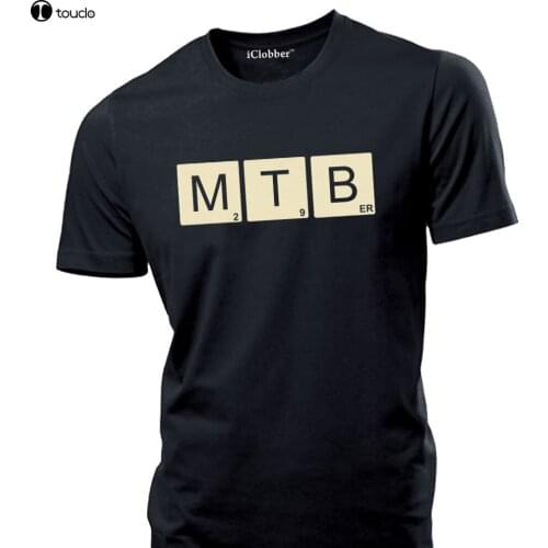 2019 New Summer Men Hot Sale Fashion MTB Scrabble Mens T Shirt 29er MTB Cycle
