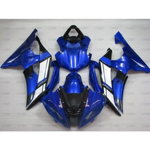 YZFR6 2008 - 2015 Motorcycle Fairing for YAMAHA YZFR6 2014 Abs Fairing for YAMAHA YZFR6 2011 Blue White Fairings