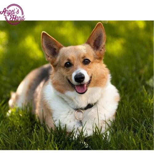 Full Diamond Embroidery 3D diy Diamond Painting Cross Stitch animal cute dog Diamond Mosaic Pattern Rhinestones,diamond mazayka