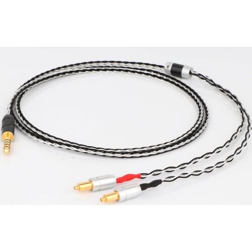 Preffair Hi-End 7N OCC Silver Plated Cable 4.4mm Balanced Headphone Upgraded Cable for SRH1440 SRH1840 SRH1540 SHR535 846