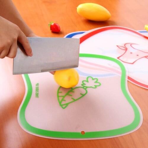 Cutting Board Fruit Flastic Mat Vegetables Fruit Food Kitchen Plastic Chopping Block Cutting Board Kitchen Accessories
