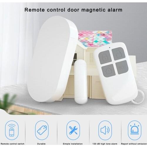 Wireless Door Alarm With Remote Control Windows Open Alarm Home Security Sensor Pool Alarm For Kids Safety Anti-Theft