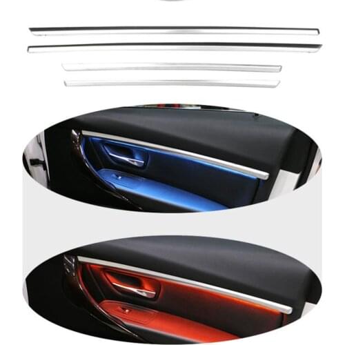 Blue Orange 2 Color Car neon interior door ambient light decorative lighting tuning car universal for BMW 3 series F30 2012-2018