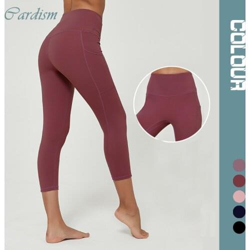 Cardism Yoga Pants 2020 Push Up Sports High Waist Seamless Leggings For Fitness Workout Cropped Running Pants Women Gym Clothing