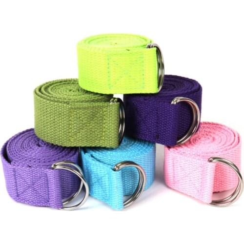 Dance Gym Yoga Stretching Strap Pose Correct Exercise Elastic Resistance Band Yoga Stretching Strap