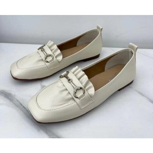 Flat shoes womens summer 2021 new Korean version of shallow shoes and pedal shoes
