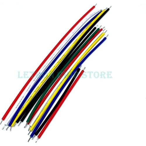 130PCS 24AWG Tin-Plated Breadboard PCB Solder Cable 5cm 8cm 10cm 13 Types Fly Jumper Wire Tin Conductor Wires Connector Wire kit