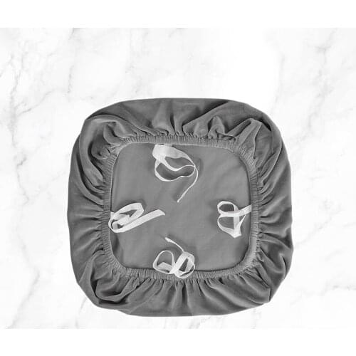 Velvet Chair Seat Cover for Office Chair Kitchen Solid Seat Protector Elastic Seat Case Dining Computer Slipcover Living Room