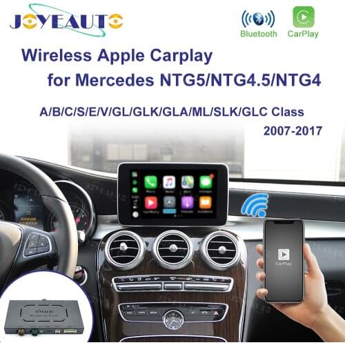 Joyeauto Wireless Apple Carplay For Mercedes NTG5.0 /4.5/4.0 A/B/C/E/S/GLK/GLA/GLC/SLK/ML Class Android Auto iOS Mirror Car play