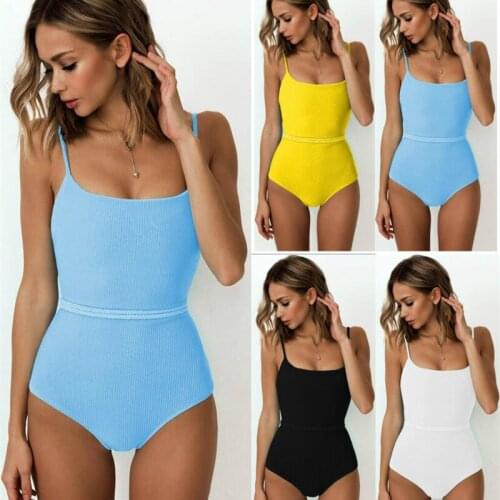Plus Size 2019 One Piece Swimsuit Badpak New Swimming Suit for Women Wire Free with Pad Swimwear Summer Costumi Da Bagno Donna