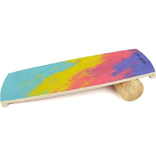 Wooden Balance Board, Surfing, Skating, Fitness, Yoga, skateboard Snowboard for Training and Coordination Exercise Portable Equipment