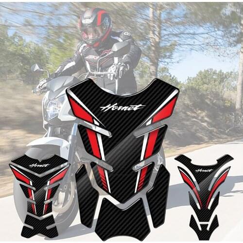 For Honda Hornet CB600F CB650F CB250 CB1000R 3D Carbon-look Motorcycle Tank Pad Protector Sticker
