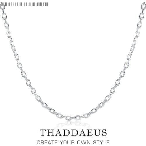 2mm Rolo Square Chain Classic,2017 New Glam Fashion Jewelry Europe Style Soul 925 Sterling Silver Bijoux Gift For Men Women