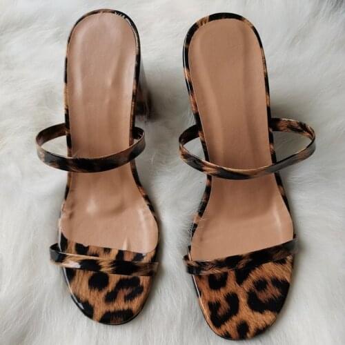 Summer Chunky High Heels PVC Womens Shoes With Open Toe Crystal Sexy Word Platfor Women Sandals Ankle Strap Rome Shoes 2020