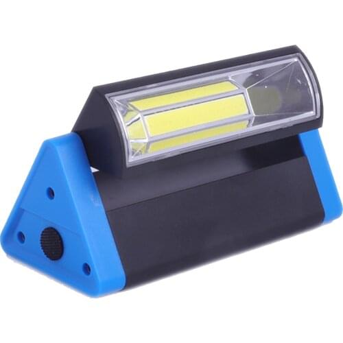 Powerful COB LED Camping Emergency Light Lantern 3AA Pocket Flashlight Torch Magnet Work Light 180° Inspection Lamp