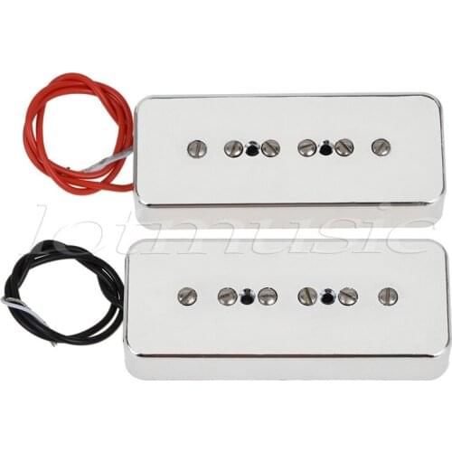 Soap Bar Single Coil Pickup for Electric Guitar Parts Accessories Black Chrome Cream Neck Bridge Set