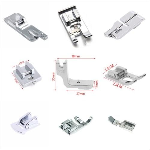 17Style Many Choice Domestic Sewing Machine Accessories Presser Foot Feet Kit Set Hem Foot Spare Parts For Brother Singer Janome