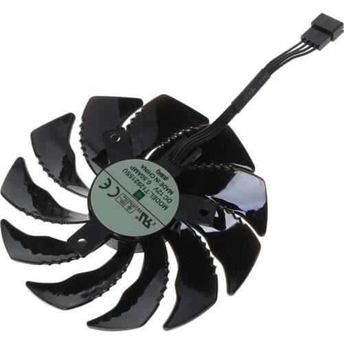 New T129215SU 85mm Cooler Fan Replaced for Gigabyte Geforce GTX 1050 1050TI 1060 1070 1070TI G1 Radeon RX 570 580 470 Gaming MI