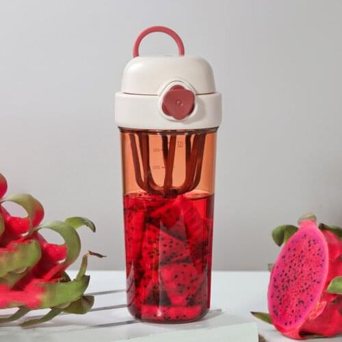 Student Portable Sport Water Bottle Summer Transparent Eco Friendly Drink Bottle Water Jug Trinkflasche Kitchen Items Ed50sp