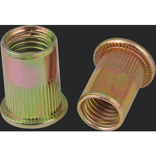 Rivnuts Blind Threaded Nutserts Color Zinc Rivet Nut M3 M4 M5 M6 M8 M10 M12