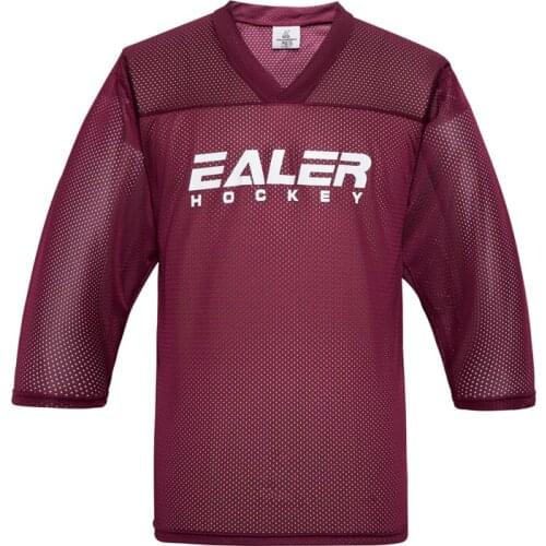 Mesh Ice Hockey Jersey For Training Maroon