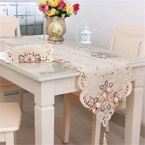 Printed Table Runner Classical Embroidered European Rectangular Tablecloth Tablecloth For Home Table Decoration