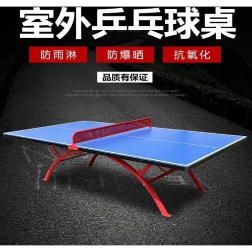 Ping-pong Table Outdoor SMC Outdoor Panels Household Foldable Waterproof Standard Table Tennis Tables