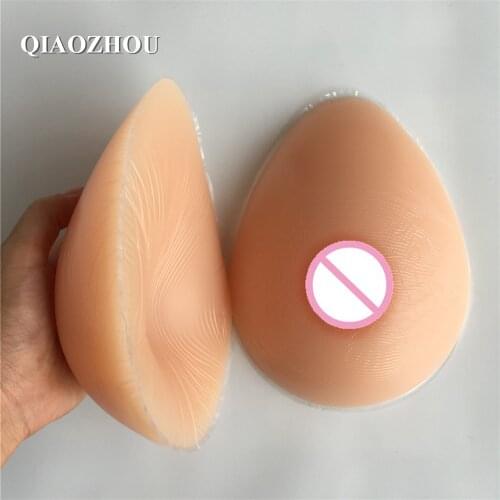 1600g E cup female silicone breasts prosthesis for mastectomy travesti boobs crossdresser shemale fake silicone breast forms