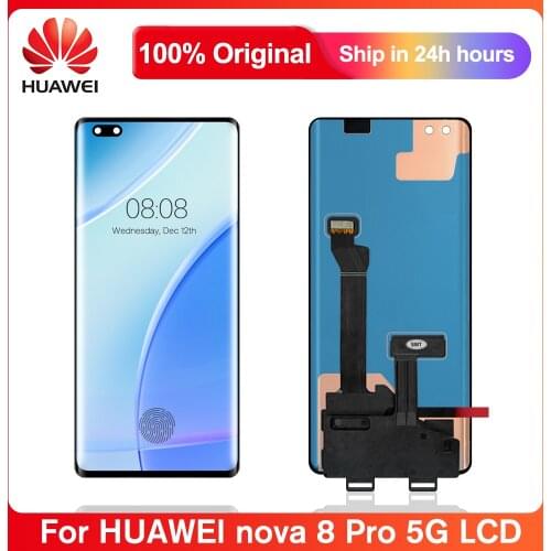 6.72" Original Screen for Huawei Nova 8 Pro 5G LCD Display Touch Screen Digitizer Assembly For Huawei Nova8 Pro BRQ-AN00 Lcd