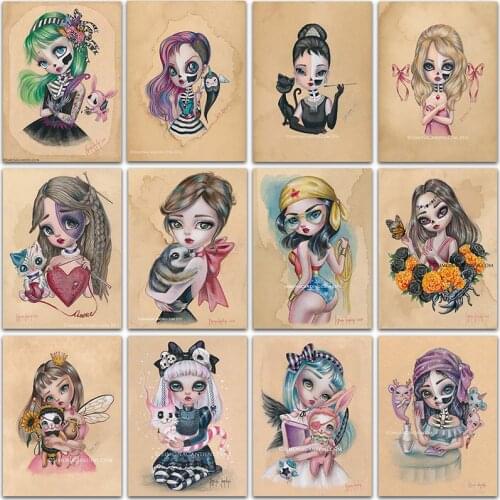5D DIY Diamond Painting Cartoon Comics Sexy Girl Ghost Full Square&Round Diamond mosaic Paint Diamond embroidery Cross stitch