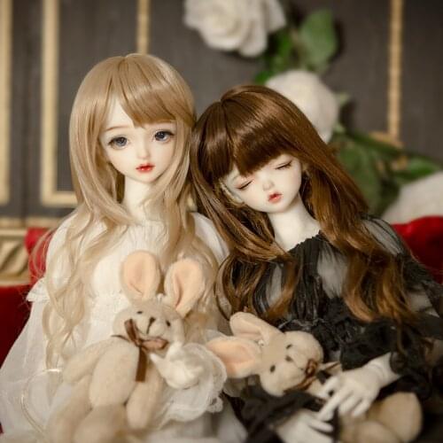 BJD / SD baby wig look for words BJD fake hair 3:4:6 curly hair big wave hairstyle womens wig