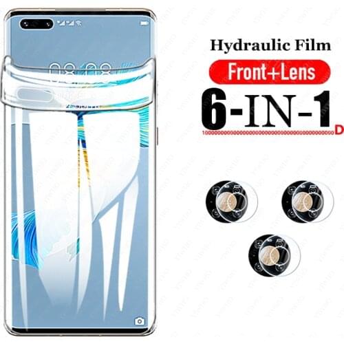 Hydrogel For Huawei mate 40 P40 Pro plus p40pro+ Screen Protector For Huawei p smart 2021 2020 y6p y5p Protection Film Not Glass