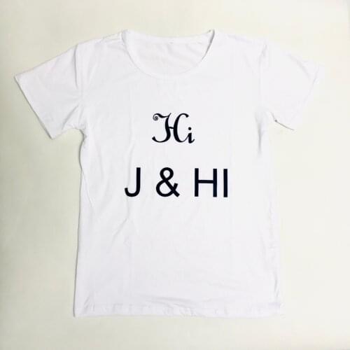 Hi J & HI Logo Classic T-Shirt for Boys or Girls