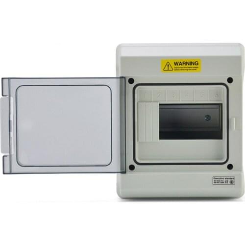 6 Way Wiring Terminal Blocks IP65 Waterproof Electrical Distribution Enclosure Outdoor Switch Box