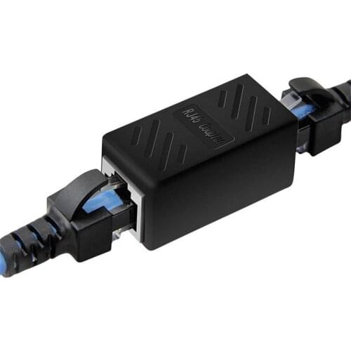 RJ45 Connector Cat7/6/5e Ethernet Adapter 8P8C Network Extender Extension for Ethernet Cable For pc laptop