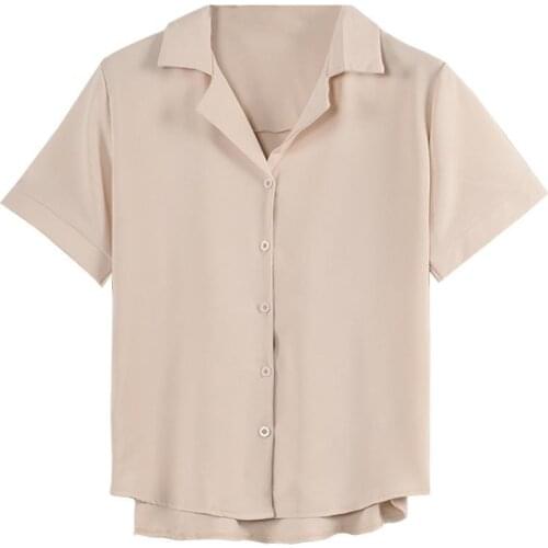 Summer Korean Version School Dress Shirt JK Sailor Suit Top Women Short Sleeve Cute Red Shirt Japanese Student School Uniforms