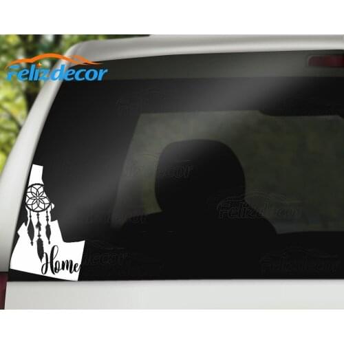 Dream Catcher Vinyl Car Decal Sticker State Car Decals Art Idaho Stickers Bumper Car Window Decor L382