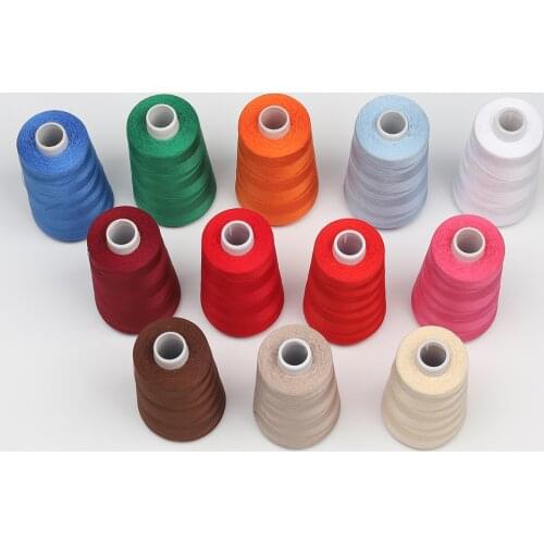 Mercerized and Singed 40S/3 2500M Cotton Quilting Thread 40WT All Purpose Sewing made of 100% Egyptian Long Fibre Cotton