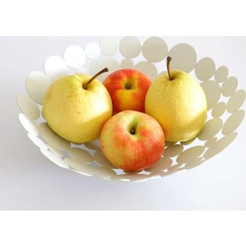 Fruit Basket Metal Creative Countertop Bowl Desktop Display Decorative Table Storage Holder for fruit Vegetable Bread Candy new
