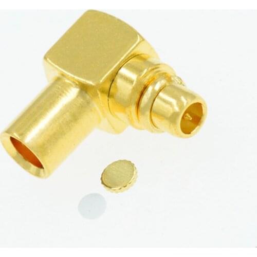 MMCX Male Right Angle Semi Rigid RG405 "086 RF Connector