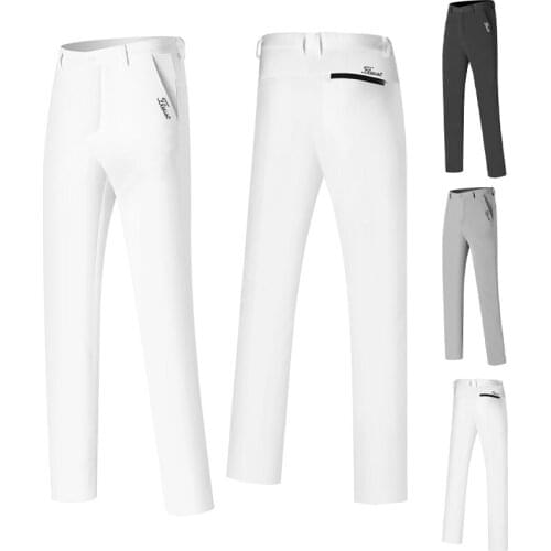 Mens Golf Trousers Spring Autumn Sports Golf Apparel Quick Dry Breathable Long Pants for Men 골프웨어