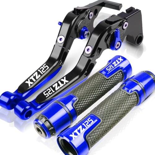 Motorcycle For Yamaha XTZ125 XTZ 125 2014 2015 Accessories CNC Adjustable Brake Clutch Leverr+22MM Handle Handlebar Grip